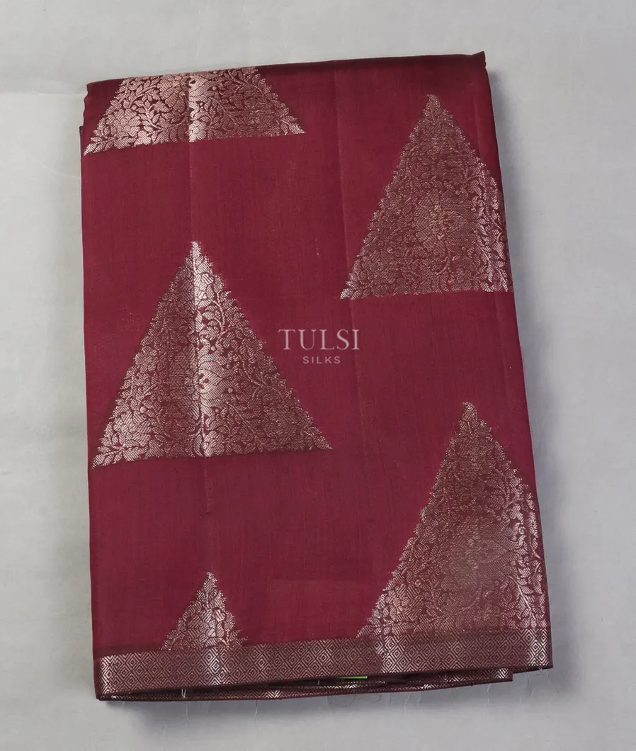 Maroon Chaniya Silk Saree T521667-image