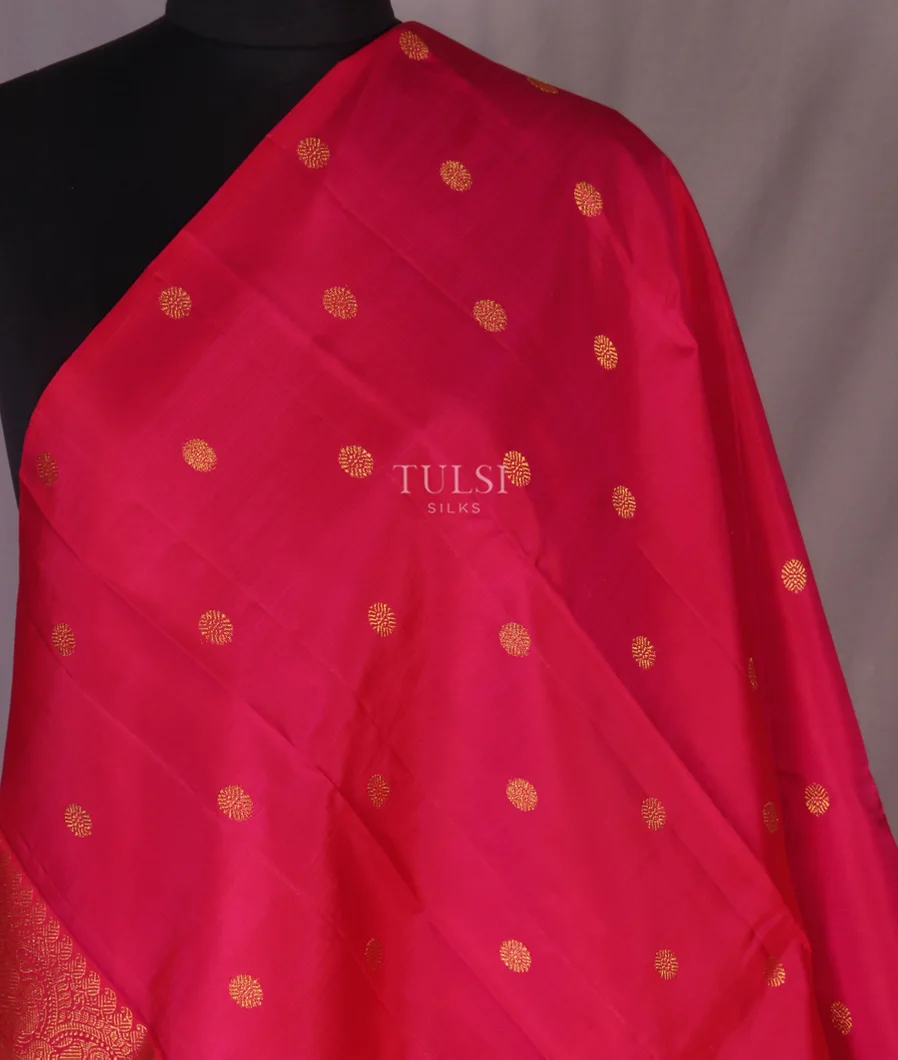 Magenta Kanjivaram Silk Dupatta T504138-image