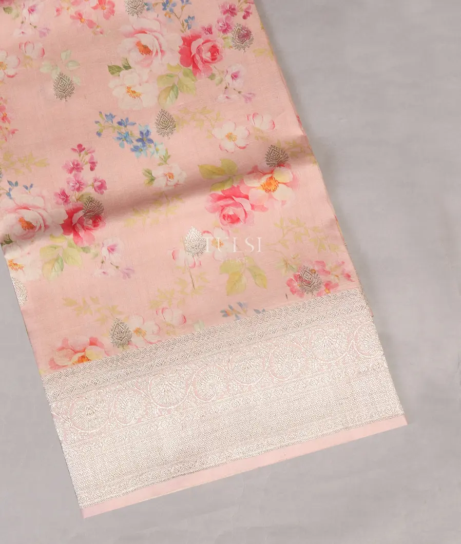Pink Banaras Kathan Silk Saree T510104-image