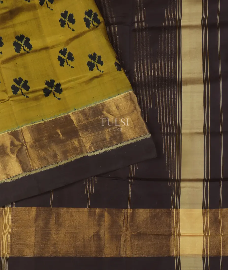 Green Patola Silk Saree T5312002