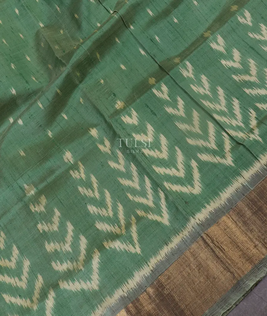 Green Patola Silk Saree T5282525
