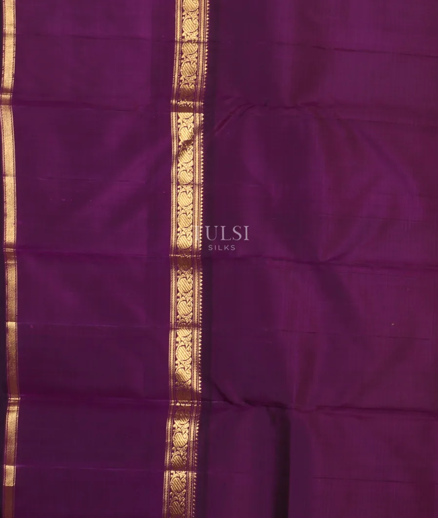 Green and Yellow Kanjivaram Silk Saree T5328223
