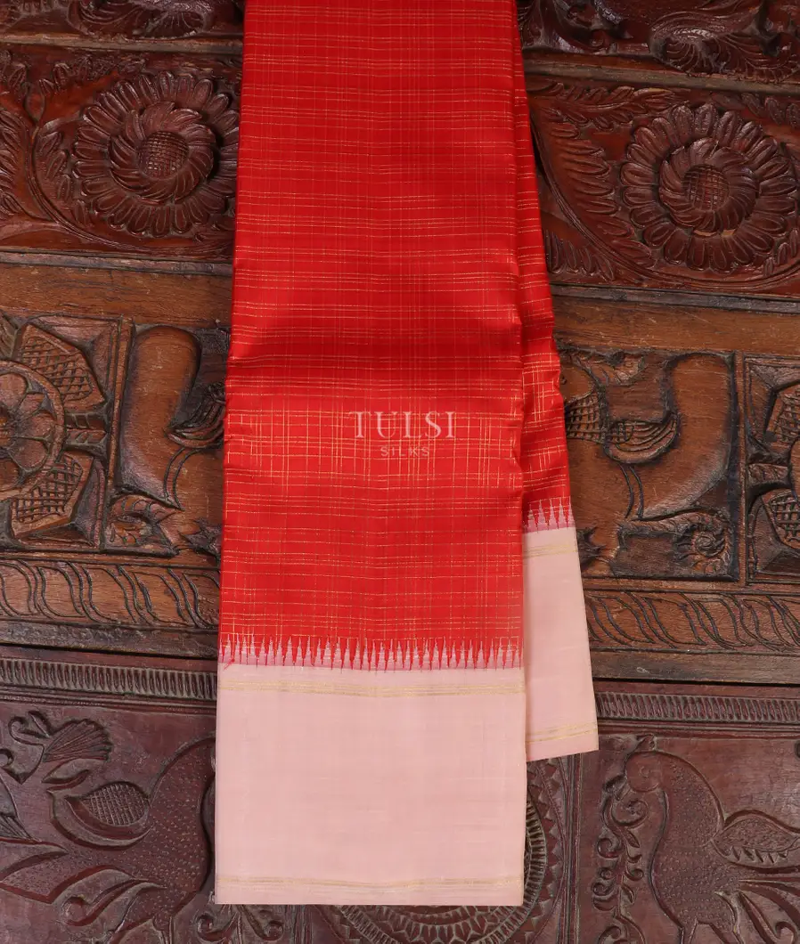 Red Kanjivaram Silk Saree T535623-image