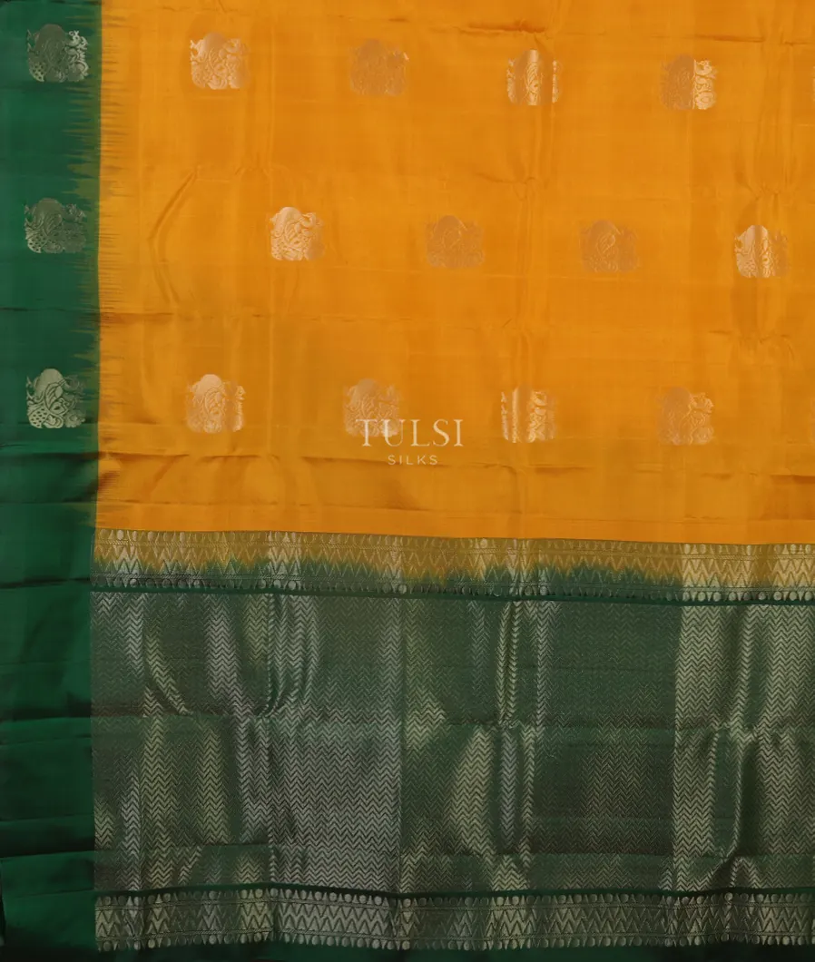 Yellow Soft Silk Saree T5359684