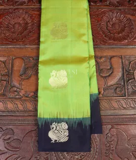 Green Soft Silk Saree T5359761