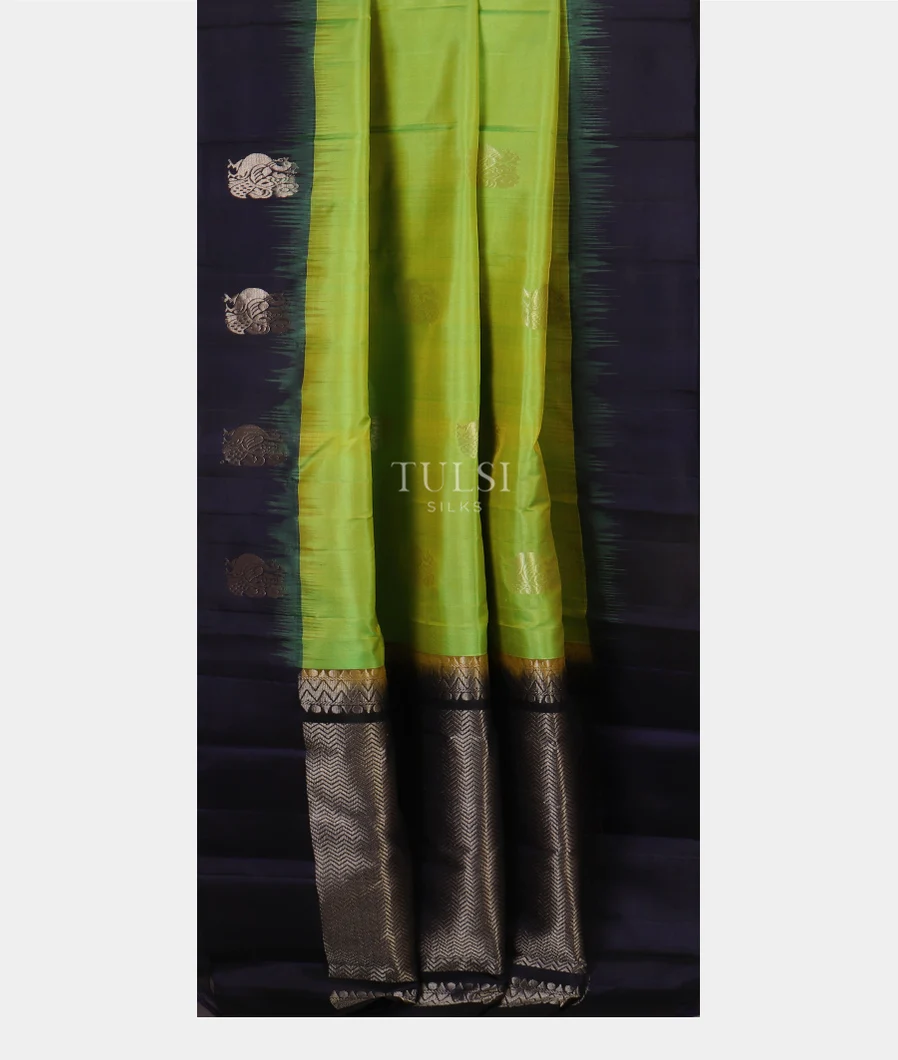 Green Soft Silk Saree T5359762