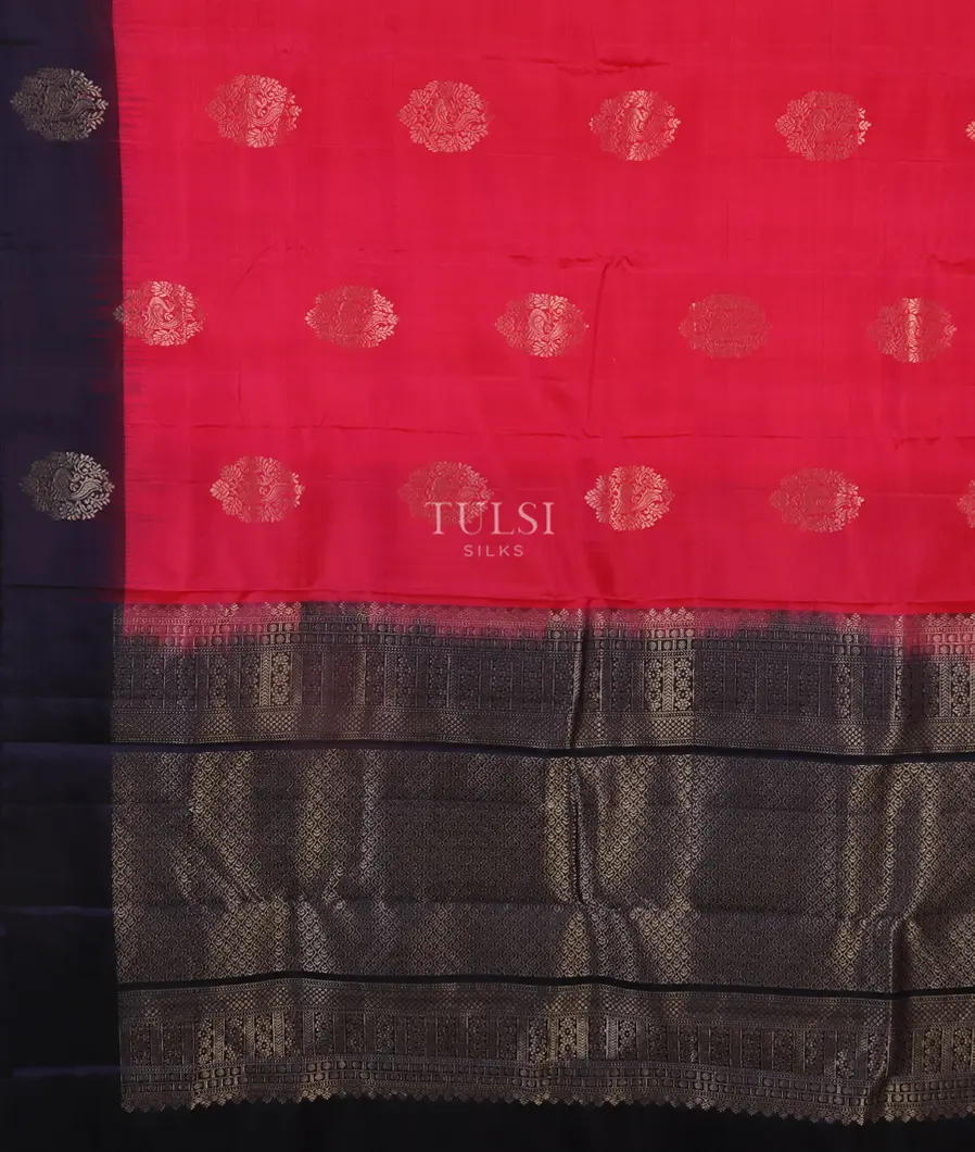 Magenta Soft Silk Saree T5359944