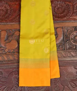 Yellowish Green Soft Silk Saree T5060841