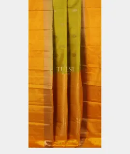 Yellowish Green Soft Silk Saree T5060842