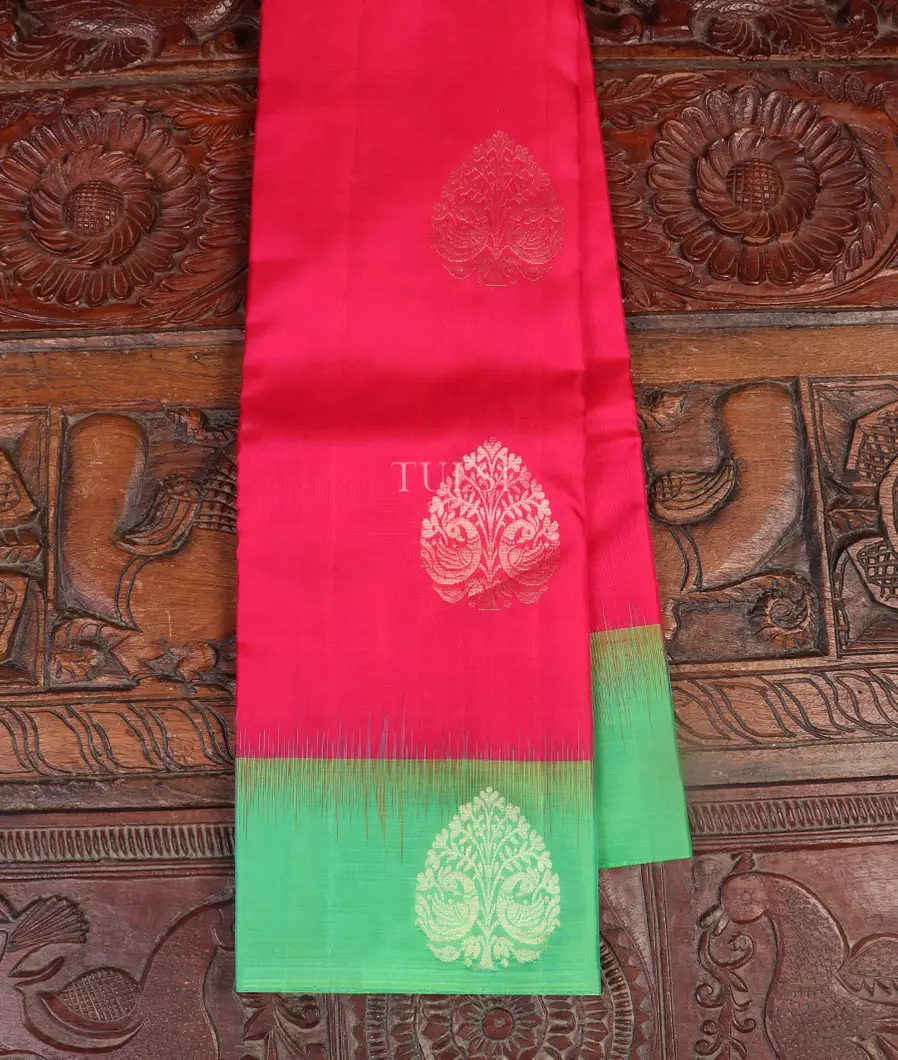 Magenta Soft Silk Saree T526157-image