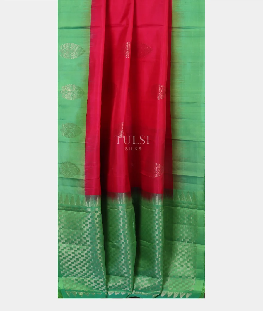 Magenta Soft Silk Saree T5261572