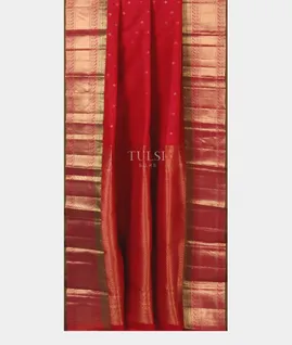 Red Soft Silk Saree T5356822