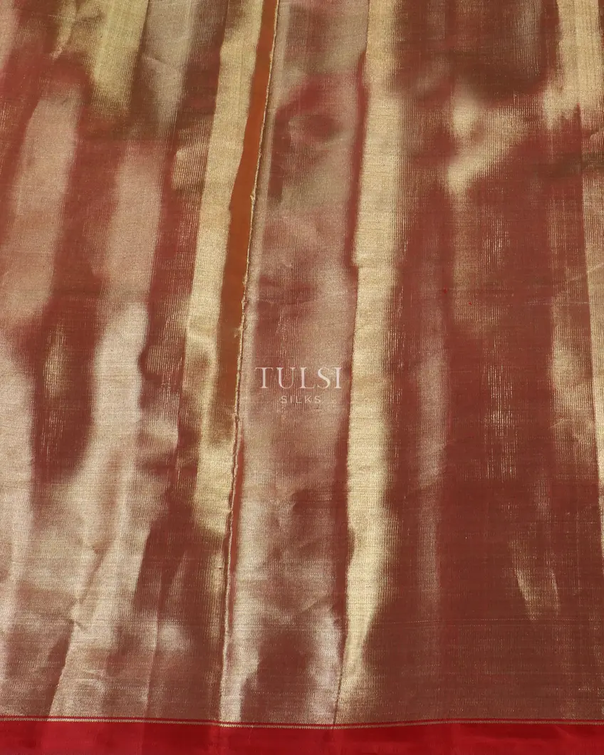 Beige Tissue Patola Silk Saree T5383013