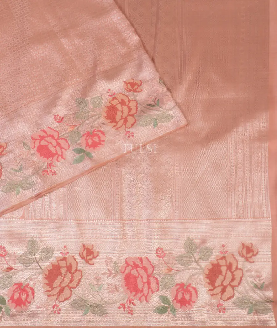 Pink Kanjivaram Embroidery Silk Saree T5369452