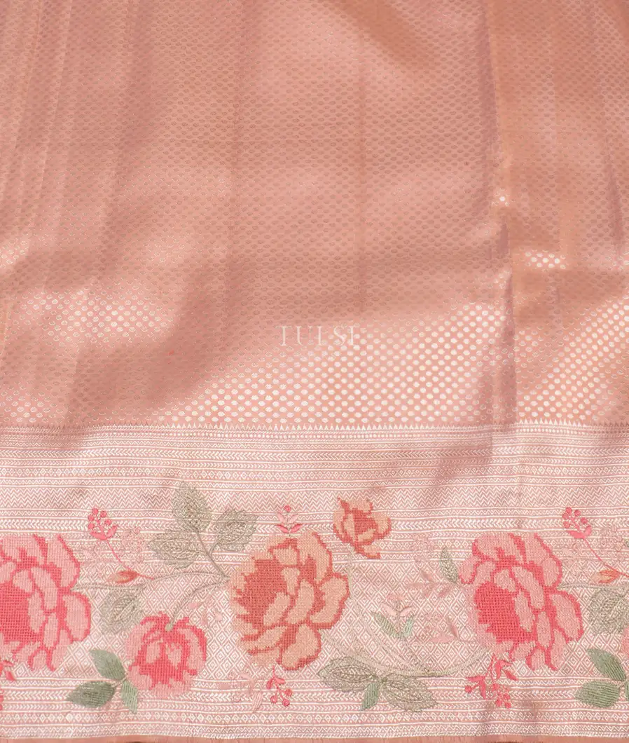 Pink Kanjivaram Embroidery Silk Saree T5369453