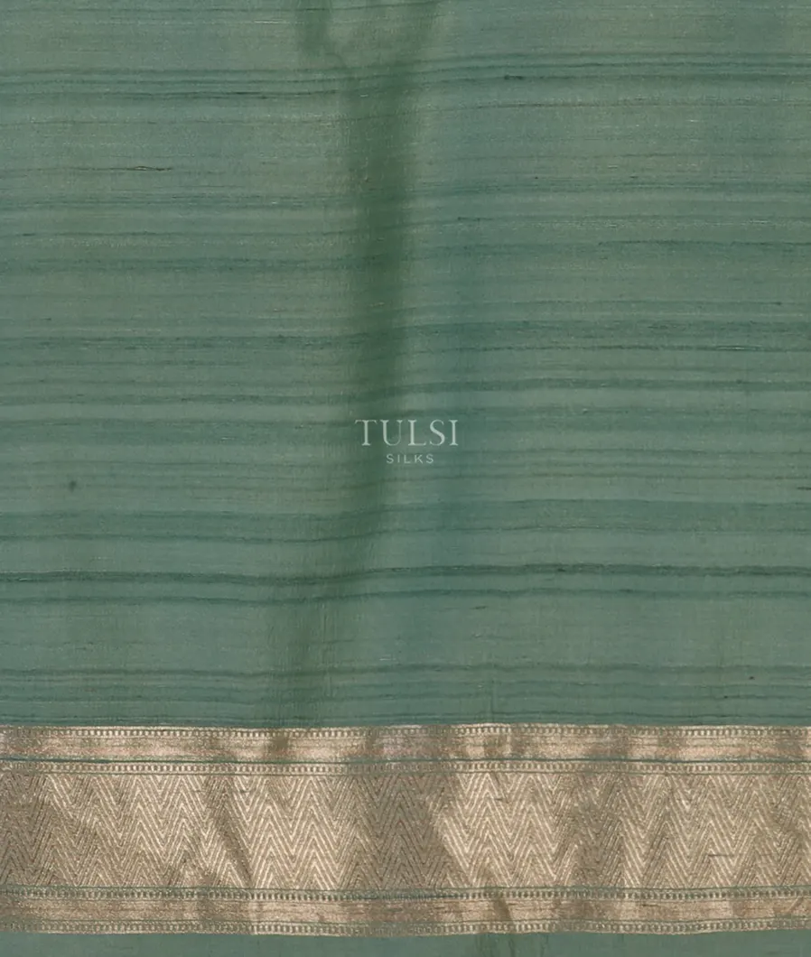 Salmon Pink Tussar Georgette Saree T3562493