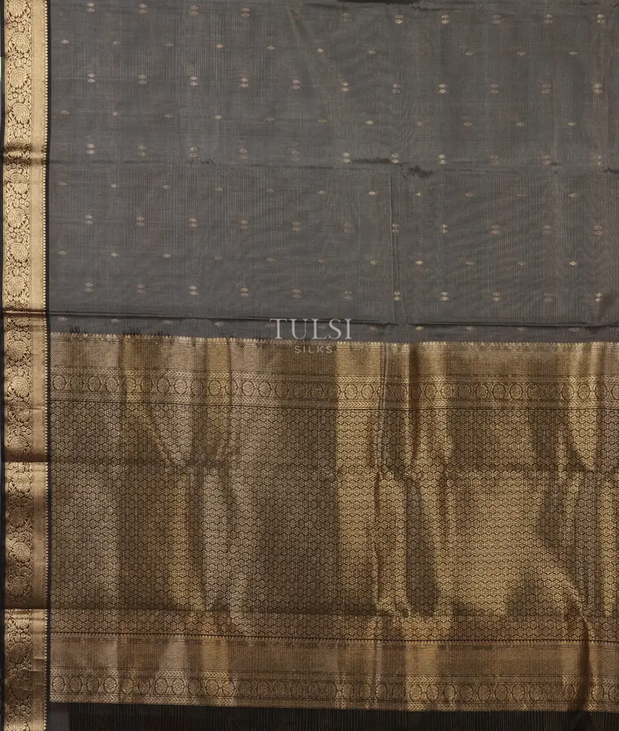 Grey Silk Cotton Saree T5342424