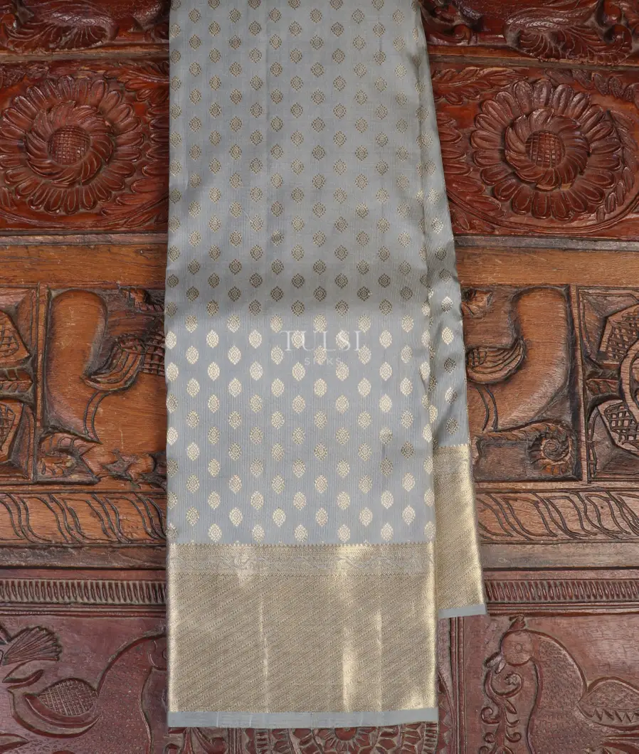 Grey Kanjivaram Silk Saree T500878-image