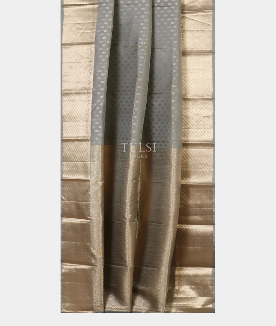Grey Kanjivaram Silk Saree T5008782