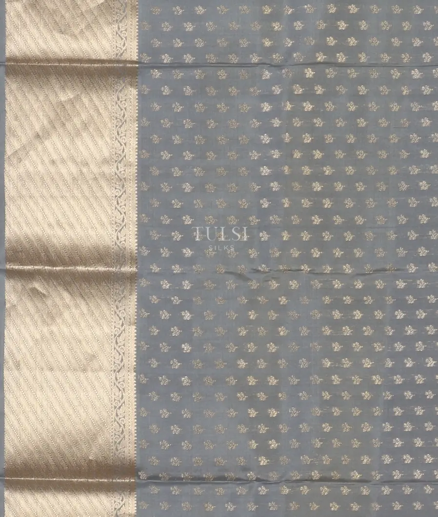 Grey Kanjivaram Silk Saree T5008783