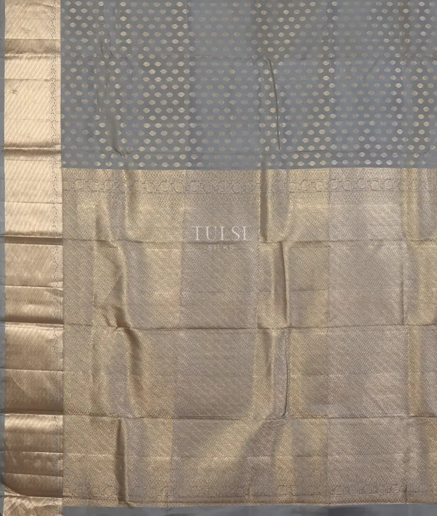 Grey Kanjivaram Silk Saree T5008784