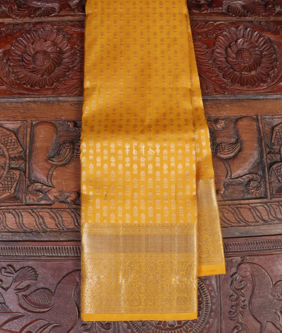 Yellow Kanjivaram Silk Saree T536876-image