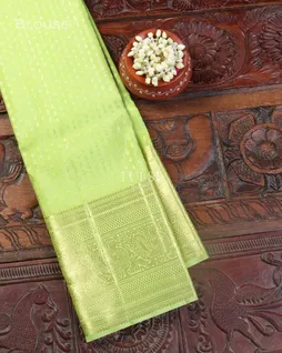 Light Green Kanjivaram Silk Saree T5273611