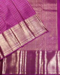Purple Kanjivaram Silk Saree T5370744