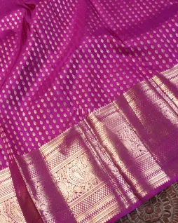 Purple Kanjivaram Silk Saree T5370745