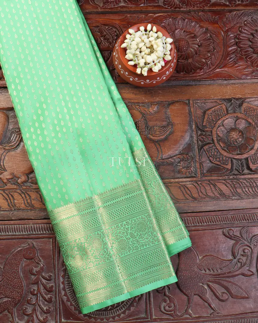 Green Kanjivaram Silk Saree T537072-image