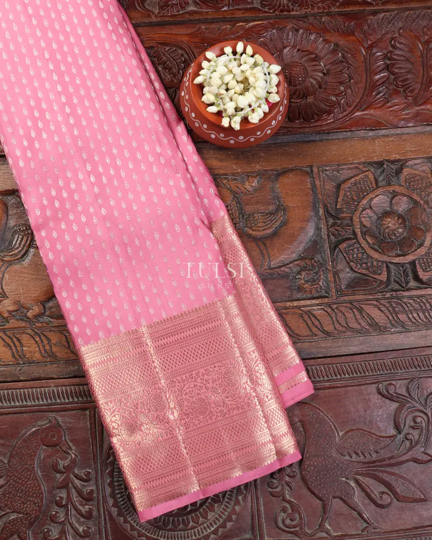 Pink Kanjivaram Silk Saree T537096-image