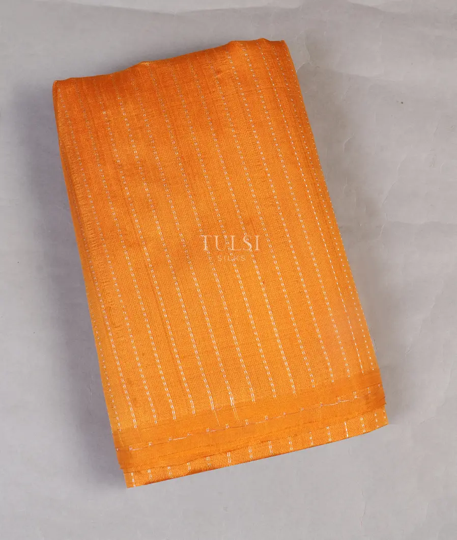 Yellow Woven Raw Silk Saree T539528-image