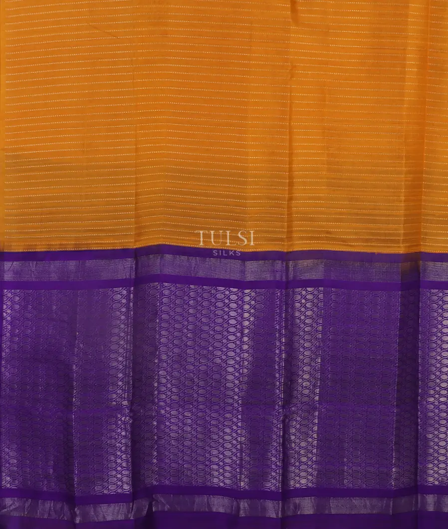 Yellow Woven Raw Silk Saree T5395284