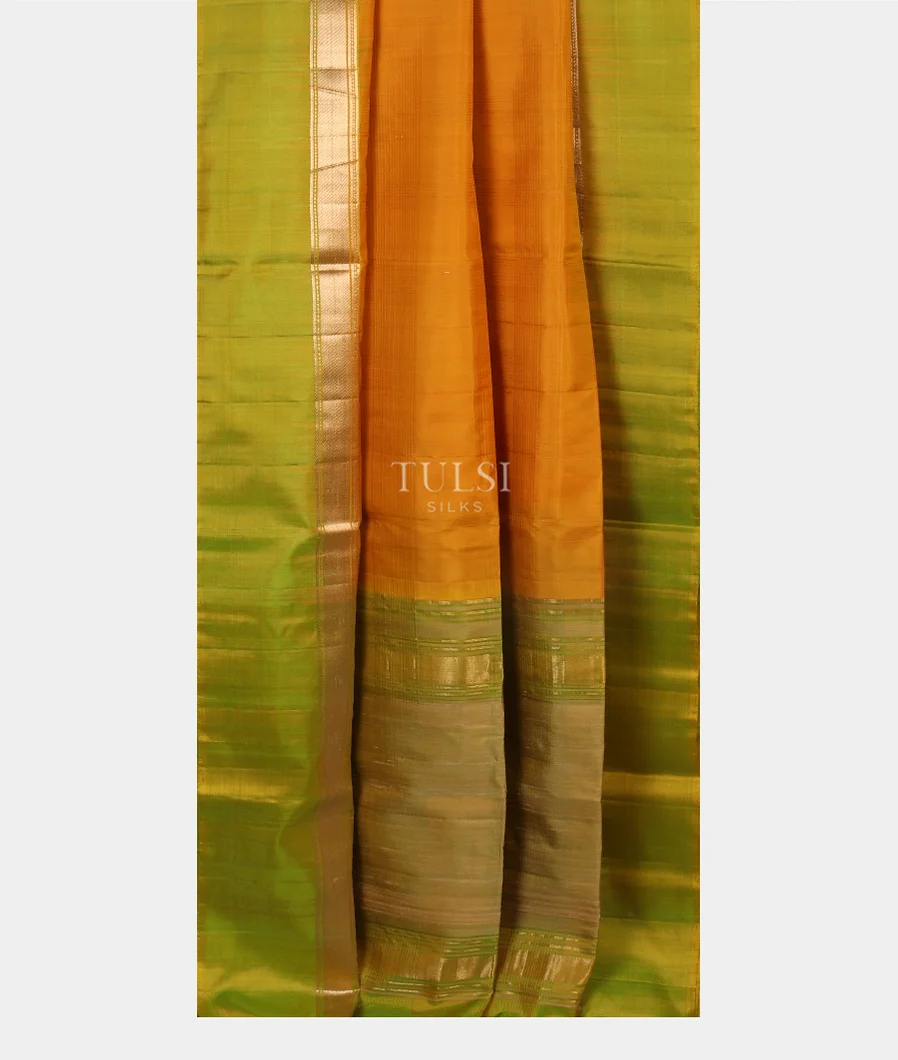 Yellow Soft Silk saree T5252802