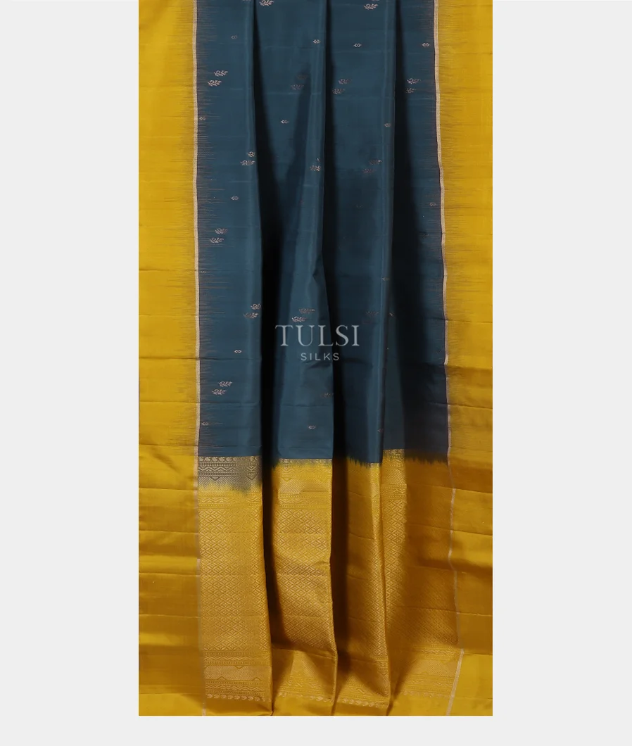 Blue Soft Silk Saree T5387572