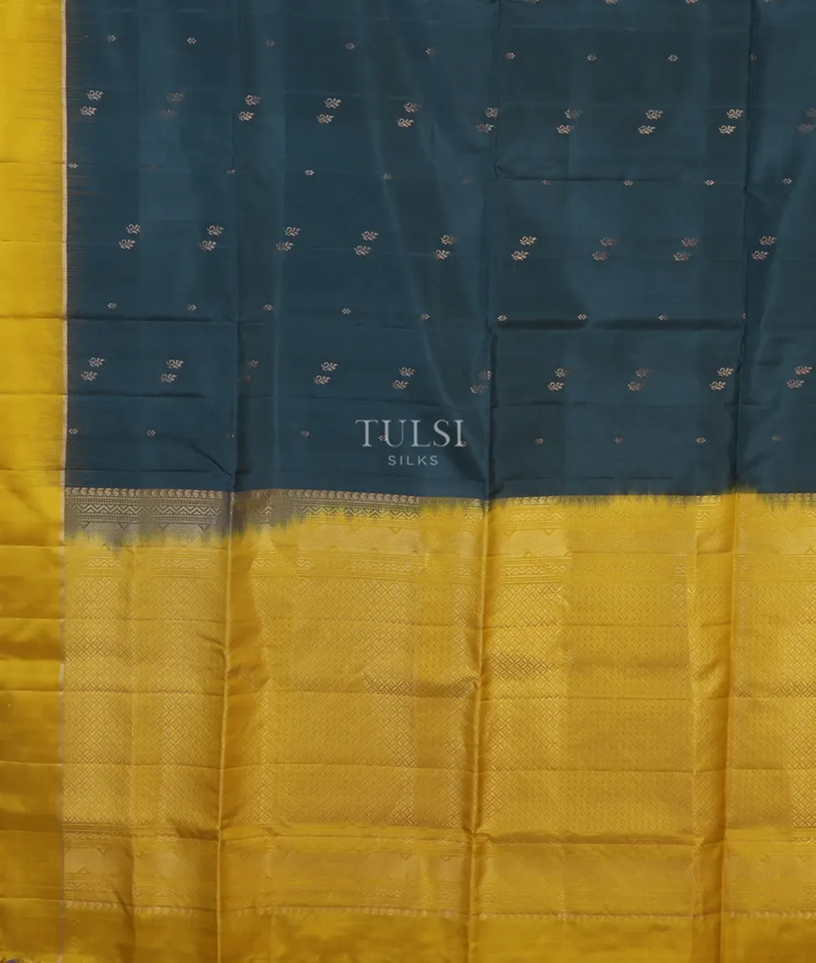 Blue Soft Silk Saree T5387574