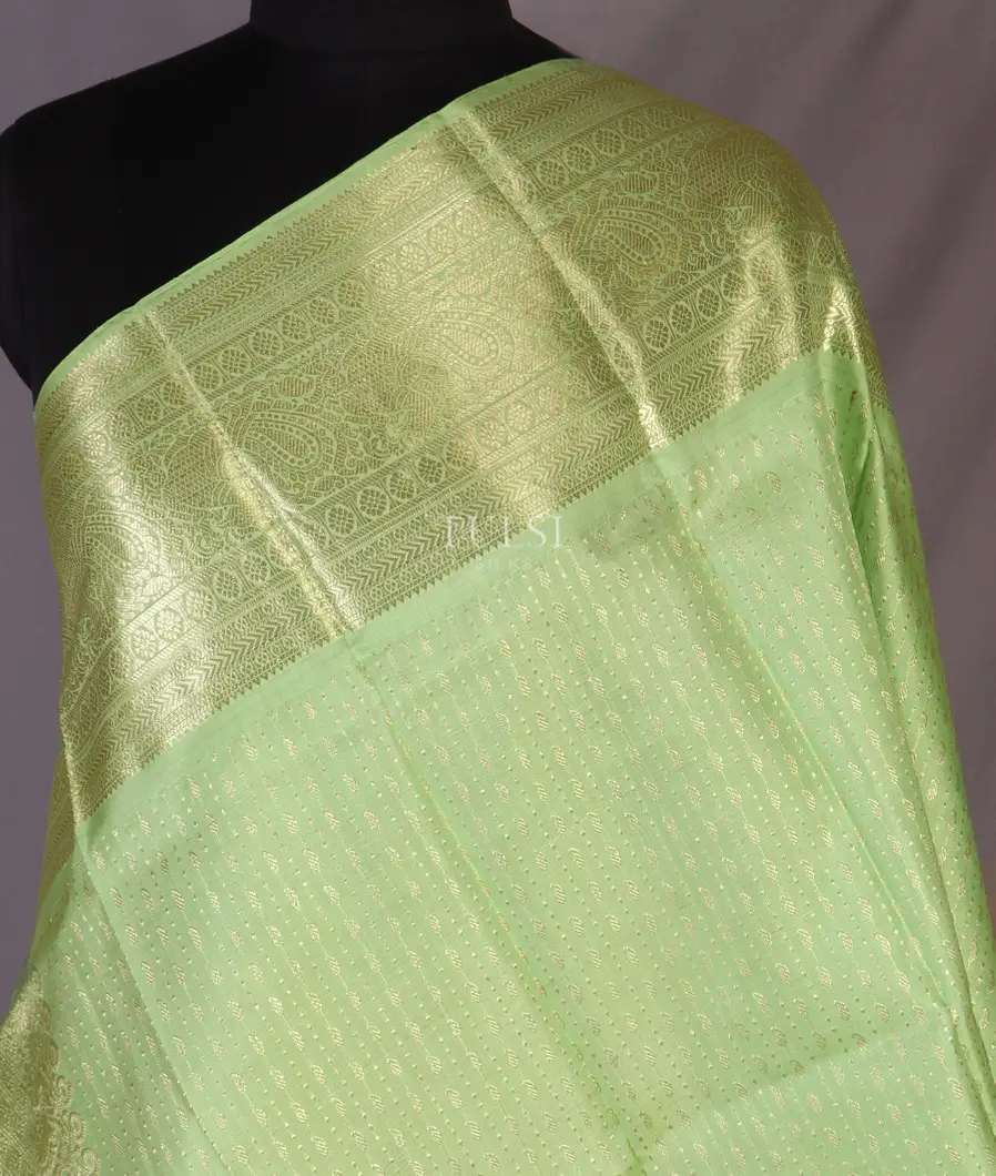Green Kanjivaram Silk Dupatta T350187-image