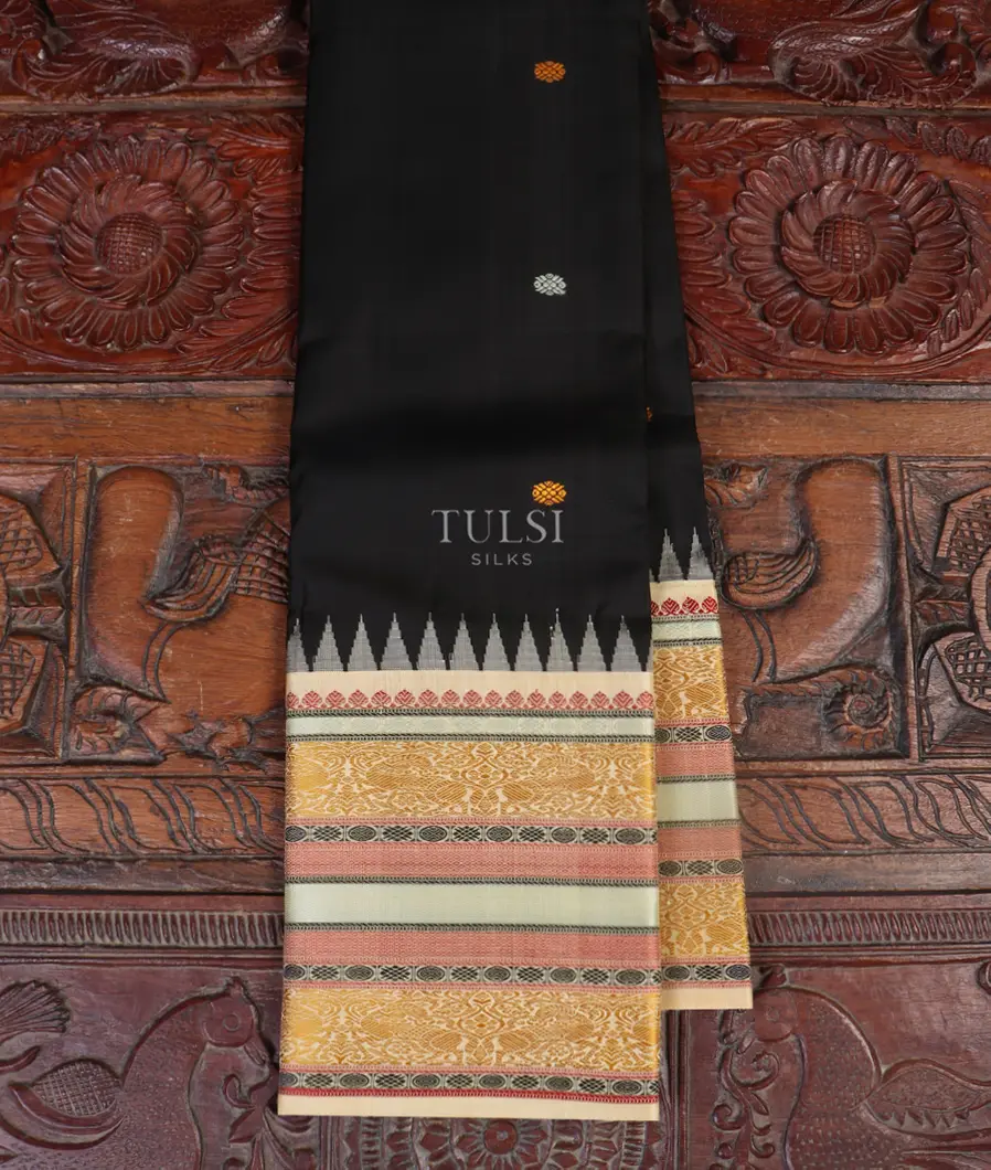 Black Kanjivaram Silk Saree T535458-image