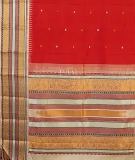 Red Kanjivaram Silk Saree T5253904