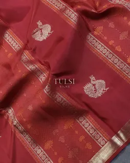 Red Kanjivaram Silk Saree T5005714