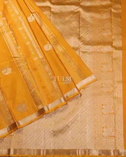 Yellow Kanjivaram Silk Saree T5237892