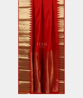 Red Soft Silk Saree T4424192