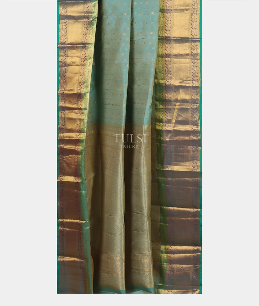 Blue Soft Silk Saree T5356622