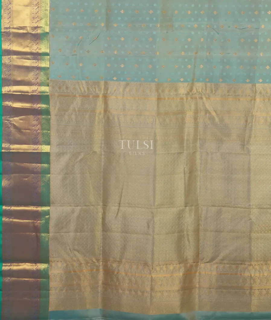 Blue Soft Silk Saree T5356624