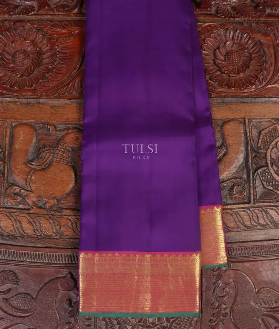 Purple Soft Silk Saree T518635-image