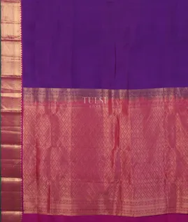 Purple Soft Silk Saree T5186354