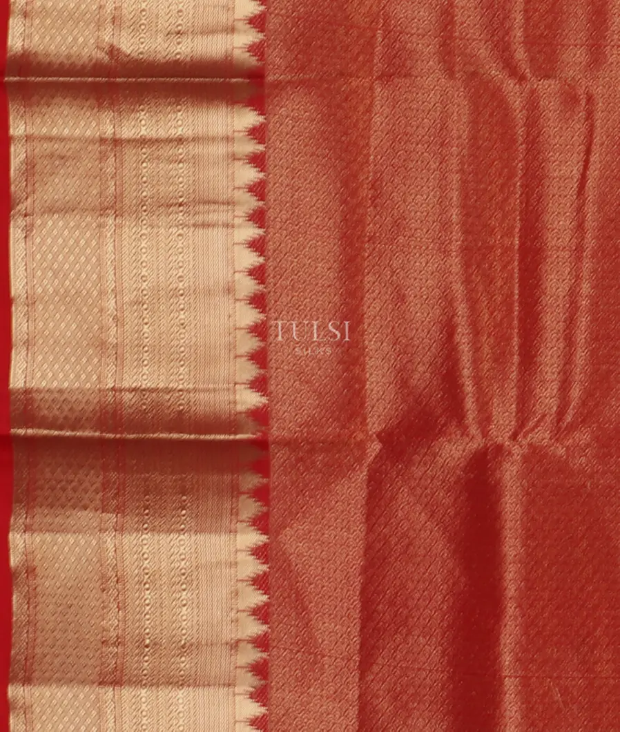 Red Soft Silk Saree T5028643