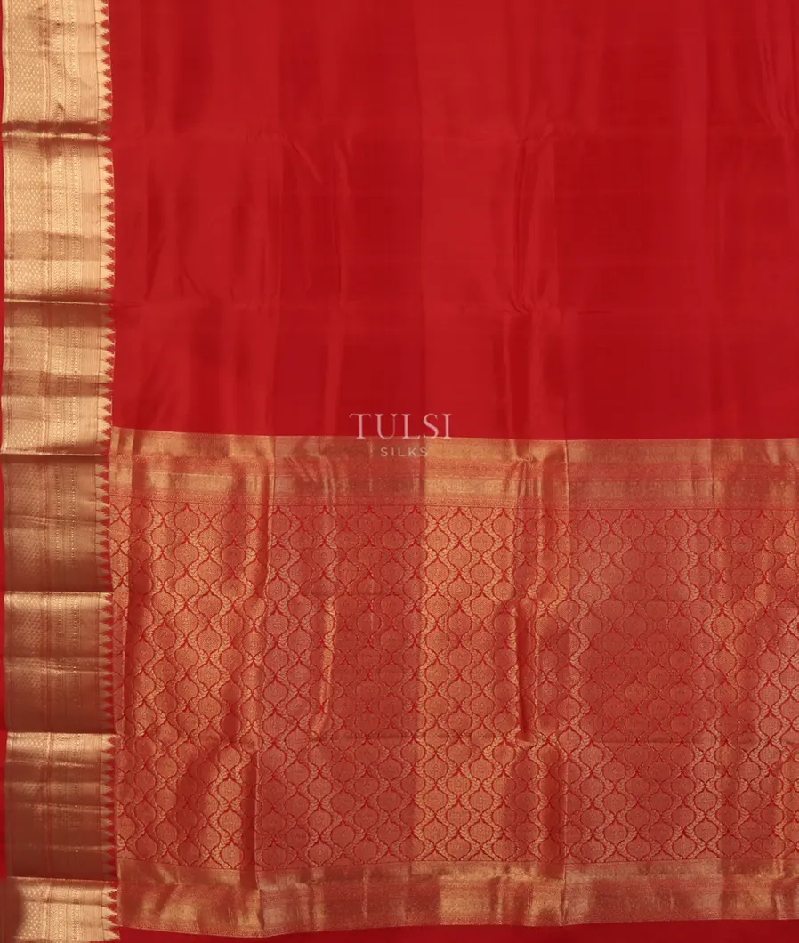 Red Soft Silk Saree T5028644