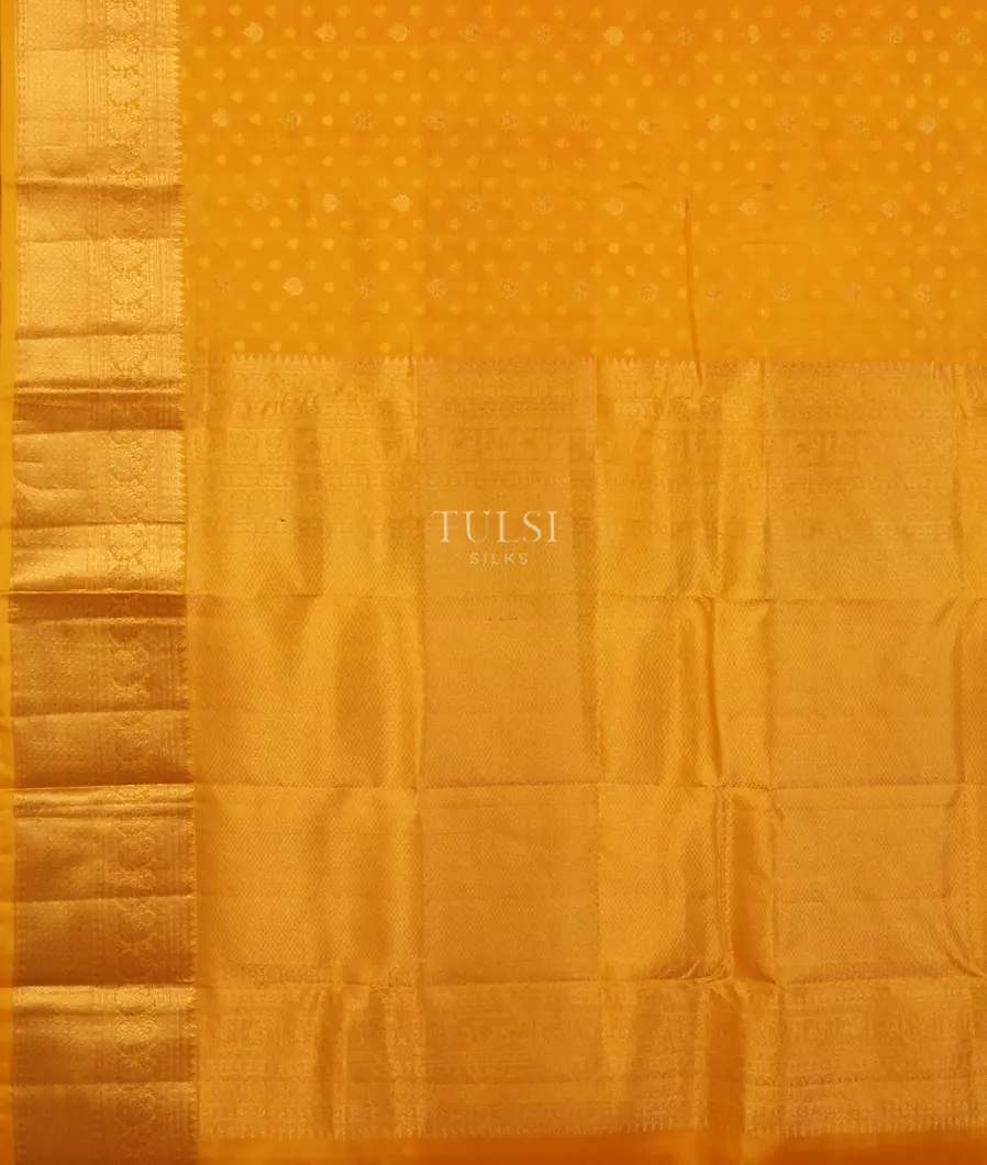 Yellow Soft Silk Saree T5286574
