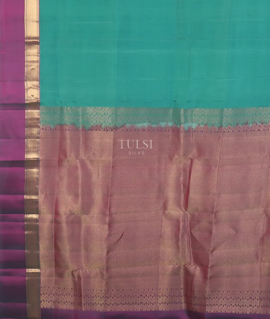 Blue Soft Silk Saree T5088534